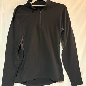 Arc'teryx Men's Long Sleeve Half-Zip Pullover - Black
